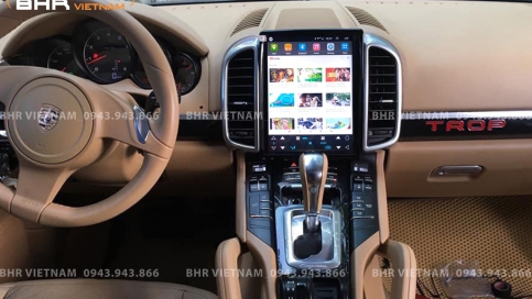 Màn hình DVD Android Tesla Porsche Cayenne 2011 - 2018